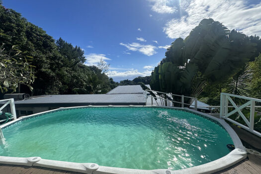 PUNAAUIA BAS DE MAISON F5 AVEC VUE ET PISCINE