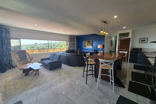 PUNAAUIA HAUT DE MAISON VUE MOOREA ET PISCINE