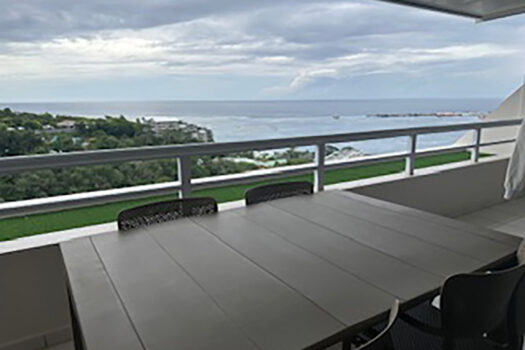 PAPEETE F2 STANDING AVEC VUE ET PISCINE